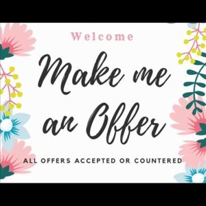 Hello Poshers!! I accept reasonable offers!!Bundle & save on shipping!!